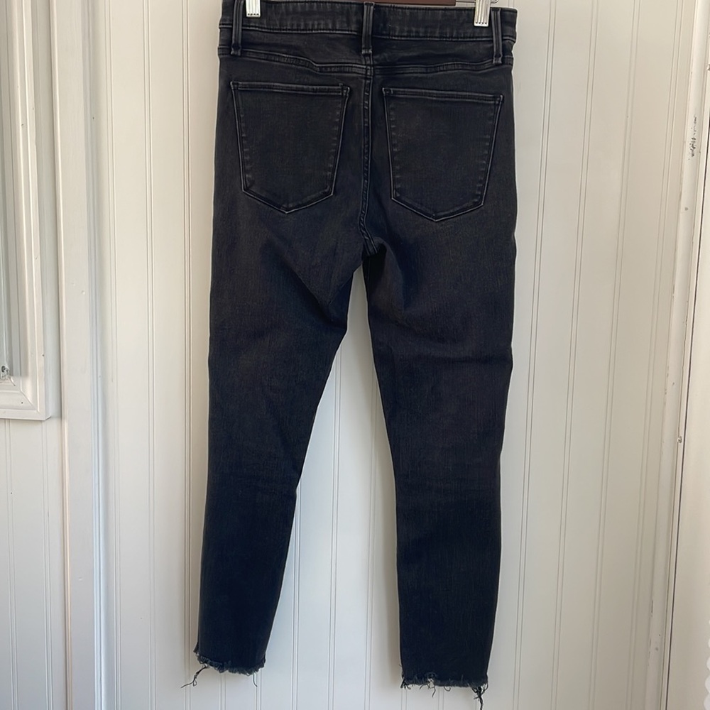 Abercrombie & Fitch high rise super skinny ankle stretchy button fly size 27/4S - Picture 4 of 14
